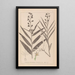 Ranskan kasvilajiston herbarium Pl0983 - Louis Antoine Cusin — kehystetty taideteos seinällä