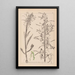 Ranskalaisten kasvien herbarium Pl1016 - Louis Antoine Cusin — kehystetty taideteos seinällä