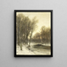 Vue de l'après-midi sur Snowy Woods - Louis Apol — kehystetty taideteos seinällä