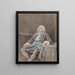 Portrait présumé du marquis de Reverseaux assis - Louis Aubert — kehystetty taideteos seinällä