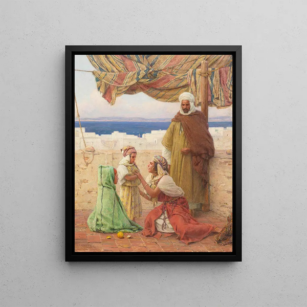 Louis Auguste Girardot - On the roofs of the White City Tangier.webp