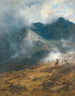 Après la pluie, un brae des Highlands - Louis Bosworth Hurt — näkymä teoksesta
