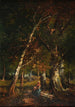Sous-bois Fontainebleau - Louis Boulanger — näkymä teoksesta