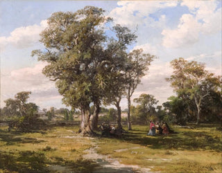 Parc de St Kilda - Louis Buvelot — näkymä teoksesta