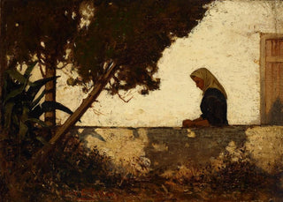 Louis Comfort Tiffany - Woman in an Italian Garden.webp