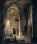 Vue intérieure de l'église Saint-Benoît-le-Bestourné la chapelle Saint-Pierre ou de la Tournelle - Louis Courtin — näkymä teoksesta