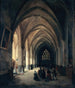 Vue intérieure de l'église Saint-Benoît-le-Bestourné la nef méridionale - Louis Courtin — näkymä teoksesta