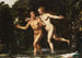 Louis Finsonin Hermaphroditus ja Salmakis - Maalaus — näkymä teoksesta