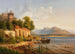 Italiankansan rannikkomaalaus pohjoisesta Italiasta, figuureilla - Louis Gurlitt — näkymä teoksesta