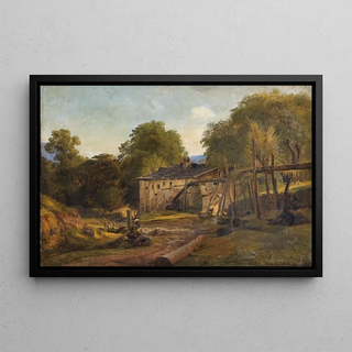 Louis Gurlitt - Tyrolean Landscape Study.webp