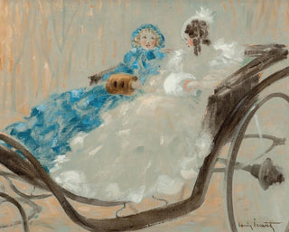 En calèche - Louis Icart — näkymä teoksesta