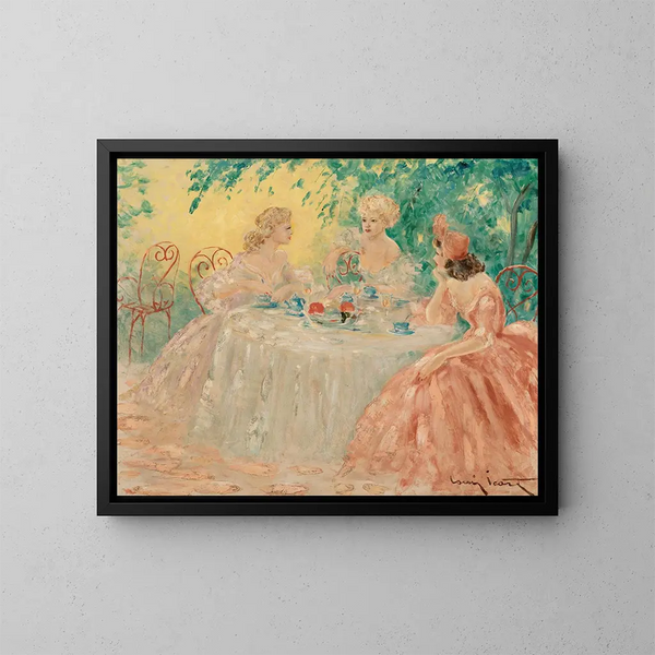Confidences partagées - Louis Icart — kehystetty taideteos seinällä