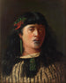 Portrait d'une jeune femme maorie avec moko - Louis John Steele — näkymä teoksesta