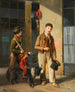 Deux Savoyards avec un singe et un chien - Louis Joseph Toussaint Rossignon — näkymä teoksesta