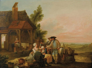 Le colporteur - Louis Joseph Watteau — näkymä teoksesta