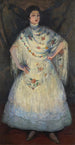 Mademoiselle Perusinan muotokuva - Louis Kronberg — näkymä teoksesta