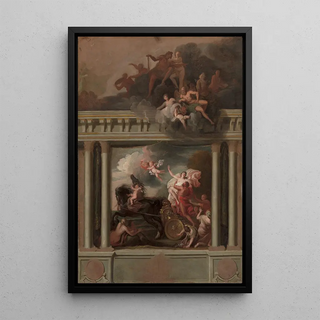 Louis Laguerre - The Rape of Proserpine design for the staircase of Devonshire House London.webp