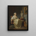 Avant la toilette - Louis Léopold Boilly — kehystetty taideteos seinällä