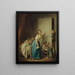 L'indiscret - Louis Léopold Boilly — kehystetty taideteos seinällä
