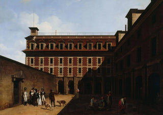 Louis Lopold Boilly - La Prison Des Madelonnettes Rue Des Fontaines.webp