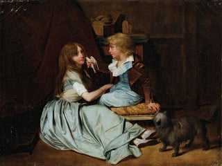 La colombe chérie - Louis Léopold Boilly — näkymä teoksesta