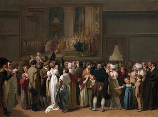 Louis Lopold Boilly - The Public Viewing Davids Coronation at the Louvre.webp