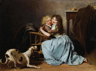 La peur infondée - Louis Léopold Boilly — näkymä teoksesta