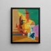 La Grande Mouche - Louis Marcoussis — kehystetty taideteos seinällä