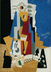 Nature morte As de Pique - Louis Marcoussis — näkymä teoksesta