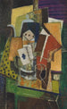 Nature morte As de Trèfle - Louis Marcoussis — näkymä teoksesta