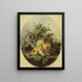 Nature morte aux fruits et aux fleurs - Louis Martinet — kehystetty taideteos seinällä