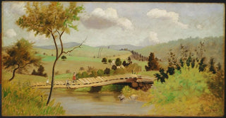 Louis Michel Eilshemius - Adirondacks Bridge for Fishing.webp