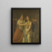 Les actrices Joanna Cornelia Ziesenis Wattier 1762-1827 et Geertruida Jacoba Grevelink Hilverdink 1786-1827 dans Iphigénie 1674 de Jean Racine 1639-99 - Louis Moritz — kehystetty taideteos seinällä