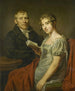 Hendrik Arend van den Brink 1783-1852 et son épouse Lucretia Johanna van de Poll 1790-1850 - Louis Moritz — näkymä teoksesta