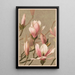 Magnolia - Louis Prang Co — kehystetty taideteos seinällä