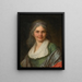 Portrait d'une femme - Louis Rolland Trinquesse — kehystetty taideteos seinällä