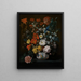 Fleurs dans un vase Chantilly - Louis Tessier — kehystetty taideteos seinällä