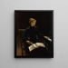 La leçon de piano - Louis Tribout — kehystetty taideteos seinällä
