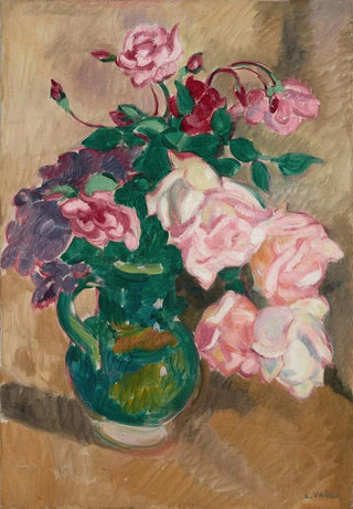 Louis Valtat - Bouquet de roses la cruche verte.webp