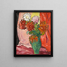 Dahlias cruche verte - Louis Valtat — kehystetty taideteos seinällä