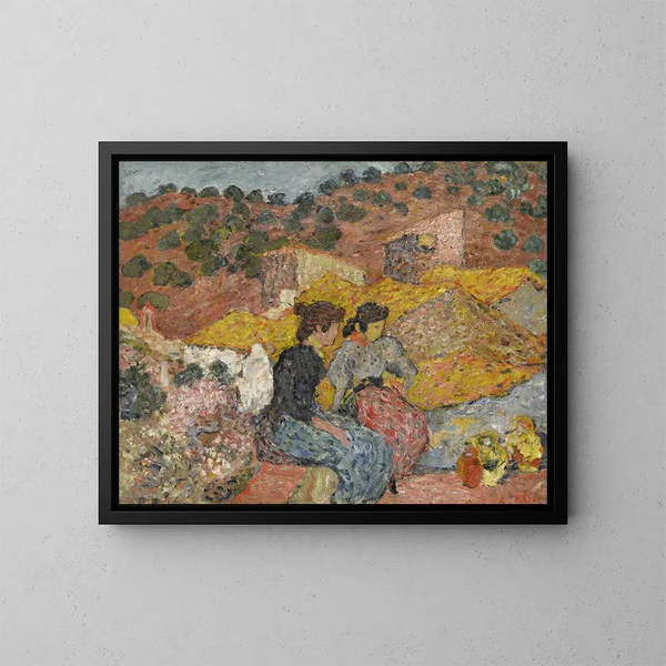Fontaine espagnole - Louis Valtat — kehystetty taideteos seinällä