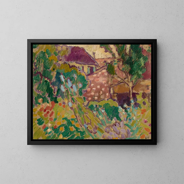 Jardin de Choisel - Louis Valtat — kehystetty taideteos seinällä