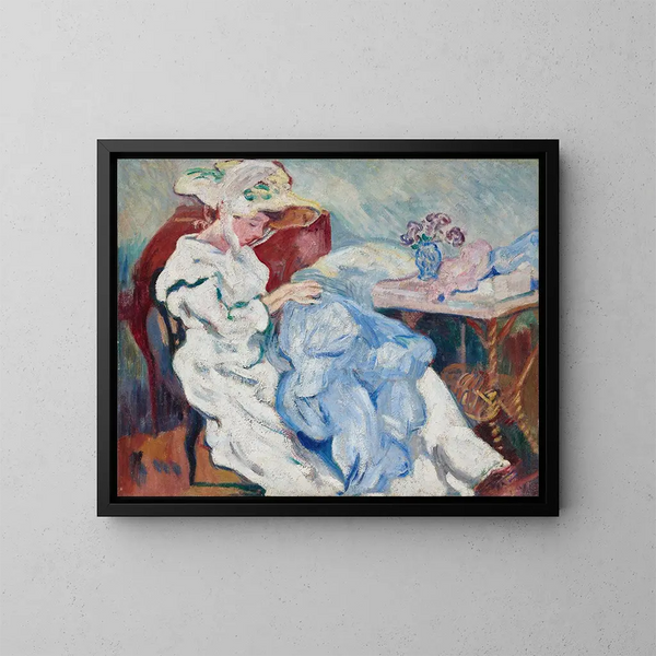 La Couture - Louis Valtat — kehystetty taideteos seinällä