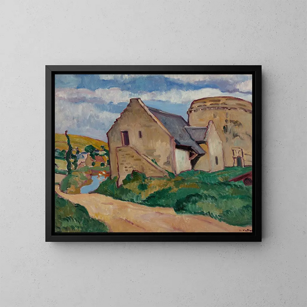 La tour en Normandie - Louis Valtat — kehystetty taideteos seinällä