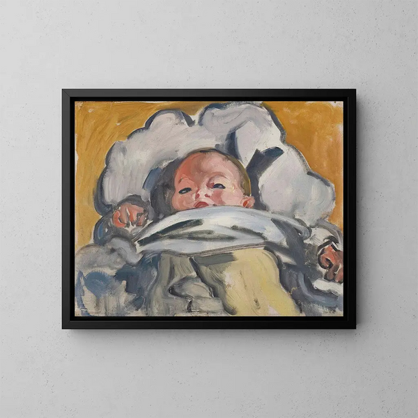 Le bébé - Louis Valtat — kehystetty taideteos seinällä