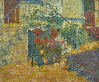 Louis Valtat - Le perron fleuri  Versailles.webp