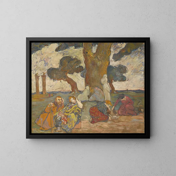 Les Chênes de Dodone - Louis Valtat — kehystetty taideteos seinällä