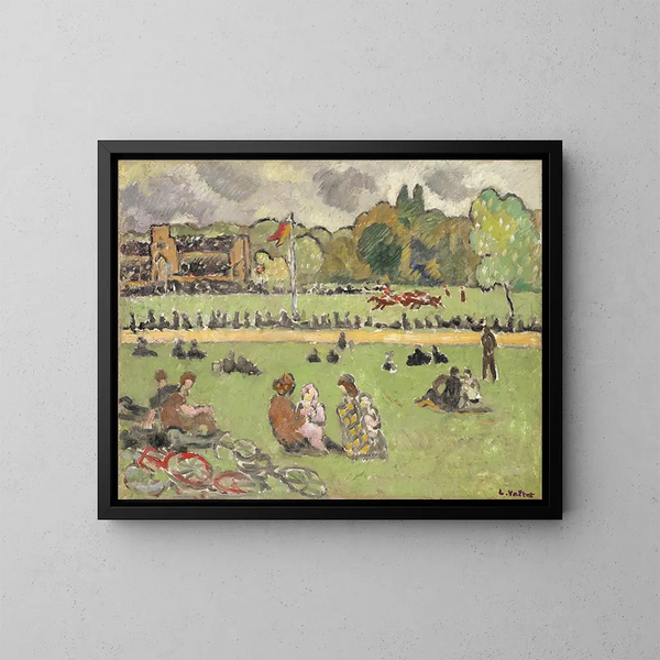 Les Courses - Louis Valtat — kehystetty taideteos seinällä