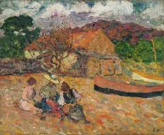 Naiset istumassa rannalla - Louis Valtat — näkymä teoksesta