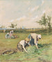Glaneurs sur le terrain - Louis Welden Hawkins — näkymä teoksesta